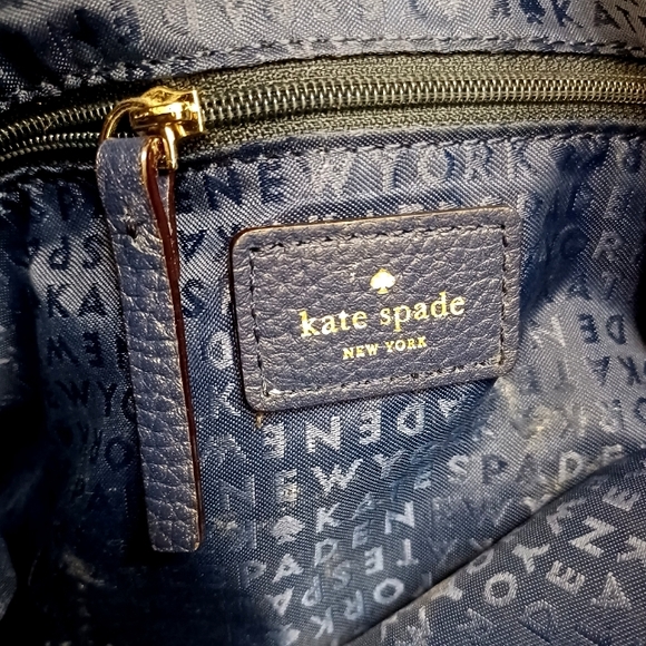 KATE SPADE Oliver Street Canvas Jacey Drawstring Bucket Crossbody Shoulder Bag - Picture 10 of 12